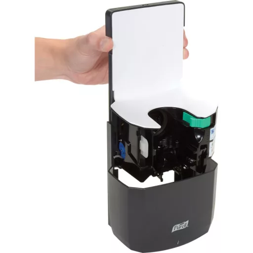 PURELL ES8 automata kézmosó habszappan adagoló patron nélkül, ES8 szappan rendszer, 1200ml, ENERGY-ON-THE-REFILL, fekete