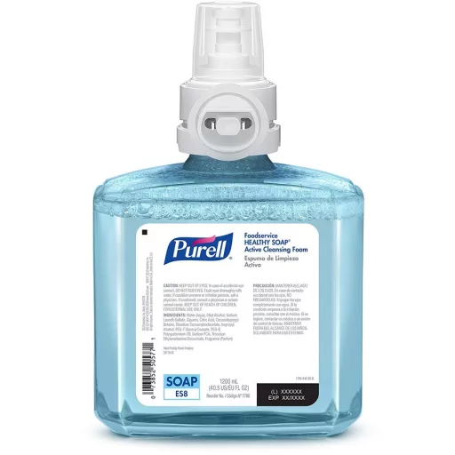 PURELL ES8 HEALTHY SOAP extra tisztítóhatású friss illatú habszappan töltet ENERGY-ON-THE-REFILL elemmel, ES8 PURELL Soap automata rendszer, 1200ml