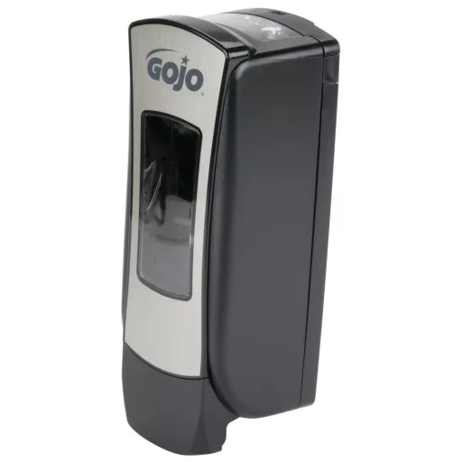 GOJO nyomógombos habszappan adagoló, ADX-12 patronos kézmosó rendszer, fekete/ezüst, 1250 ml