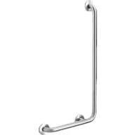   Fordított L-alakú mozgássérült kapaszkodó 400x800mm, balos, szemből nézve a WC jobb oldalára kerül, r.m. acél, fényes