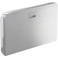   Genwec Baby Stainless Steel fali lehajtható pelenkázó rozsdamentes acél előlappal, lekerekített sarkokkal, HDPE belsővel, vízszintes, selyem