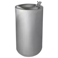   Kültéri ivókút óvodás gyermekek számára, ILHA JUNIOR, optimális 600mm, álló, r.m. acél, selyem matt