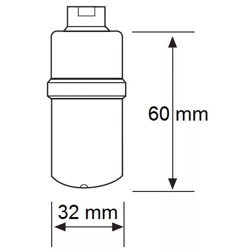 Vandálbiztos állítható univerzális zuhanykifolyó, átfolyásszabályzóval: max 9 liter / perc