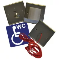   Baldwin Boxall GCDTASKIT zsinóros WC vészjelző, rozsdamentes acél