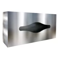   Falra szerelhető kozmetikai kendő adagoló, r.m. acél, fényes, INOX