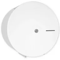   Nagytekercses ipari WC-papír tartó 280mm átmérőjű maxi tekercsekhez, D=322mm, acél, fehér