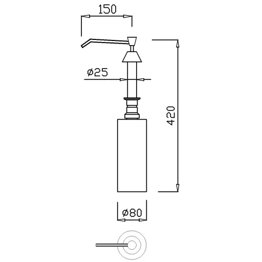 GCJ3E1-6 méretei.