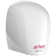   J48-974 WORLD DRYER AIRFORCE antibakteriális kézszárító, alumínium, fehér, 1100 W, 12 mp, 83 dB
