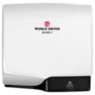   L-974 WORLD DRYER SLIMdri automata kézszárító, alumínium, fehér, 950 W, 10-12 mp, 83 dB