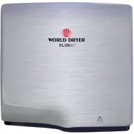   L-973 WORLD DRYER SLIMdri automata kézszárító, r.m. acél, selyem, 950 W, 10-12 mp, 83 dB