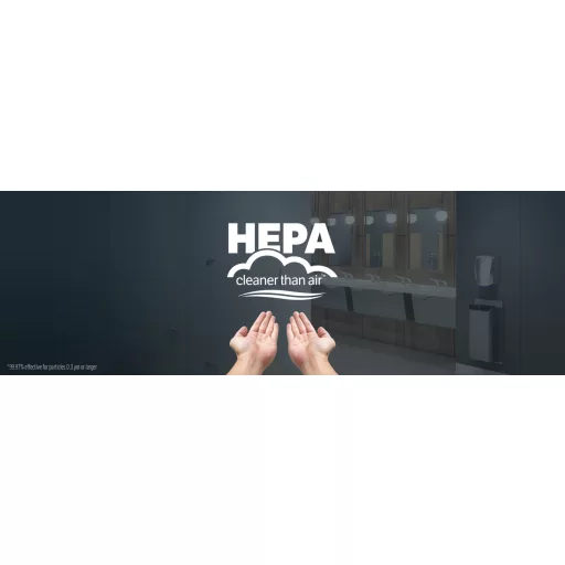 A HEPA szűrő fokozott higiéniát biztosít.