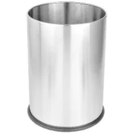   Fedél nélküli hulladékgyűjtő, 9 liter, r.m. acél, matt