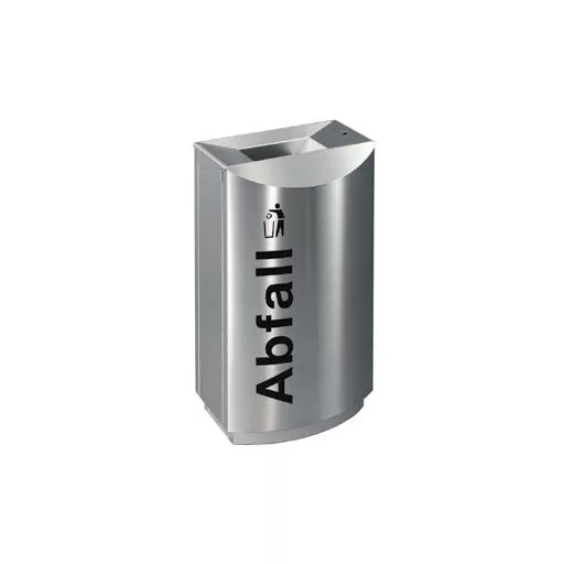 Személyre szabható feliratokkal és logo-val matricázott 100 literes álló szemetes.