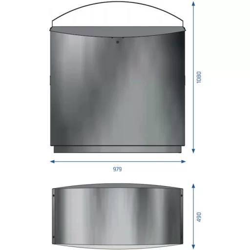 979x1080x490mm.