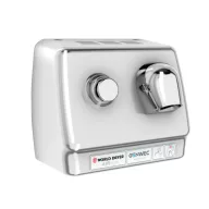   DB38-972 WORLD DRYER Airstyle vandálbiztos, strapabíró hajszárító, r.m. acél, fényes, 2300 W, 66-76 dB