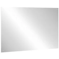   Vandálbiztos, rozsdamentes acél tükörlap, 400x300mm, furatolt