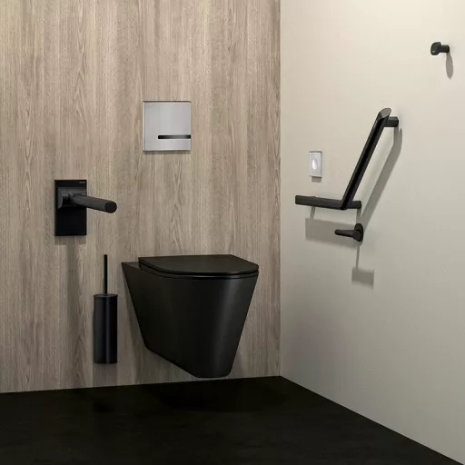 A Delabie 110310BK fali WC tartály ideális választás mind az otthonokba, mind nyilvános helyekre, ahol a minőség, az időtállóság és az esztétika egyaránt fontos.