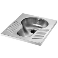   Pottyantós WC csésze XS - Török WC XS, kompakt kialakítás szűkös helyekre, r.m. acél, 1,2 mm falvastagság