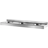   DELABIE TRIPLO RP vandálbiztos sormosdó 1800 mm, három személyes, hátfallal, 35 mm-es középső csapfurattal, szifontakaró nélkül, r.m. acél, 1,5 mm falvastagság