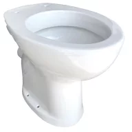   Álló, hátsó kifolyású, magasított, kivágás nélküli, akadálymentes WC-csésze