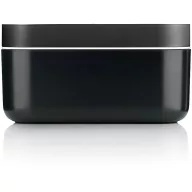   Lékué Ice Box jégkocka készítő és tárolódoboz platina szilikon fedéllel, duplafalú hőszigetelő tartály, 33db, 132db-os tárolókapacitással, műanyag, fekete - 880247