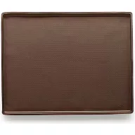   Lékué Roll Cake Mat piskótatekercs sütőlap, 400x300mm, magasított peremmel a kiömlés ellen, rugalmas anyag a könnyű feltekeréshez, tapadásmentes, platina szilikon,  barna - 880469