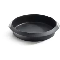   Lékué Round Cake Mould kerek süteményforma, D=260mm, tapadásmentes, platina szilikon, fekete - 880988