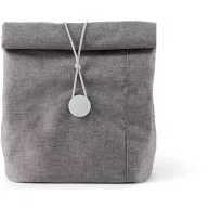   Lékué Lunchbag To Go Organic vízálló és hőszigetelt uzsonnás táska, újrahasznosított rPET műanyag, szürke - 881527