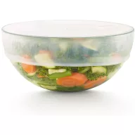   Lékué Reusable Stretch Lid 200-240mm között nyújható sztreccs fedő, újrahasználható, szagmentesen záródó, platina szilikon, áttetsző - 882128