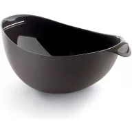   Lékué Mini Bread Maker 2 az 1-ben mini kenyérsütő és tál, 300ml, oldalsó nyílások a levegő keringéséért, platina szilikon, barna - 882609