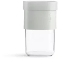   Lékué Flip Storage Food Container közepes élelmiszertároló edény, 600ml-850ml, bővíthető - 2 kapacitással, egymásra rakható, műanyag, áttetsző/zöld - 883163