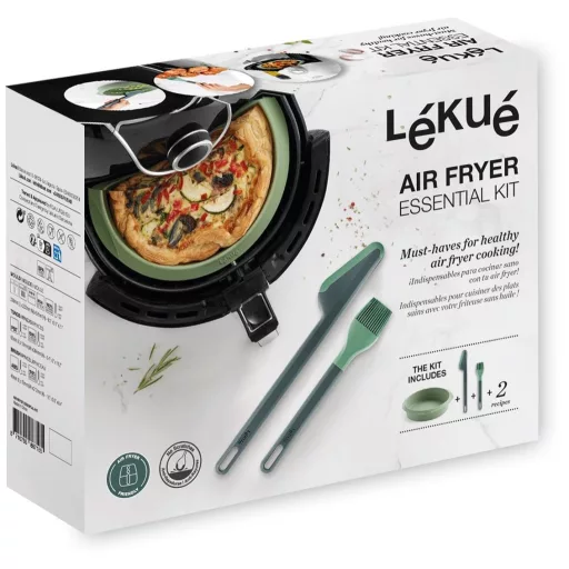 Élvezzze az egészséges és gondtalan főzést ezzel a három légkeveréses fritőz tartozékból álló készlettel.