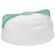   Lékué Microwave Plate Cover tányérfedő szellőzővel mikróhullámú sütőbe, 2 oldali levehető fülekkel, mosogatógépben mosható, D=245mm, H=110mm, műanyag - 890185