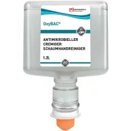   SCJP OxyBAC fertőtlenítő habszappan, hozzáadott illatanyag nélkül, színezékmentes, bőrbarát, TouchFREE Ultra automata adagolóhoz, 1,2L patron