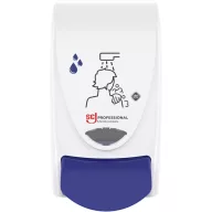   SCJP Proline Cleanse Shower tusfürdő és sampon adagoló nyomógombos patronokhoz, manuális, 1L, ABS műanyag, fehér/sötétkék