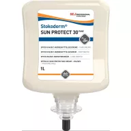   SCJP Stokoderm Sun Protect 30 Pure napvédő krém, 30 faktoros, UVA - UVB napsugárzás és UVC ívhegesztési sugárzás ellen, Proline manuális adagolóhoz, 1L patron