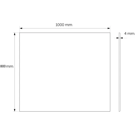 UV1000800 méretezett ábra.