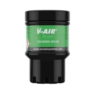   V-Air Solid Cucumber Melon - dinnyés - uborkás illatú, illatosított légfrissítő kehely, kerámia test zselés illatmaggal, 60 napos
