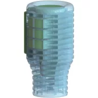   VEVO V-Air Solid Evolution Linen Breeze - frissen mosott ruha légfrissítő kehely, elem- és hajtógázmentes, EVA műanyag test zselés illatmaggal, 60 napos