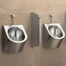 Nyomógombos piszoár öblítők
