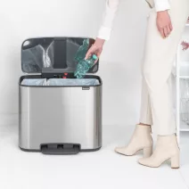 Bo pedálos szelektív kukák 11+23L