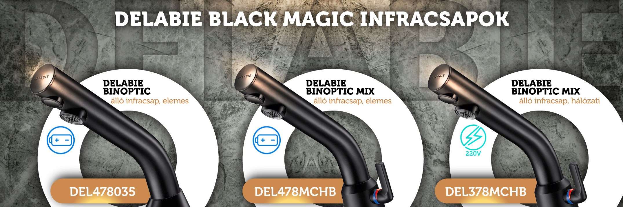 DELABIE Black Magic infracsapok DELABIE Black Magic infracsapok