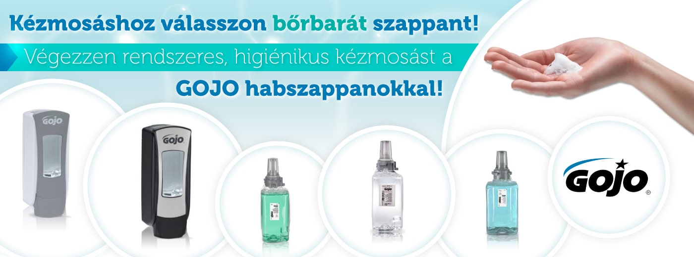 GOJO-PURELL termékek a koronavírus ellen GOJO habszappan PURELL kézfertőtlenítő gél a koronavírus megelőzésére