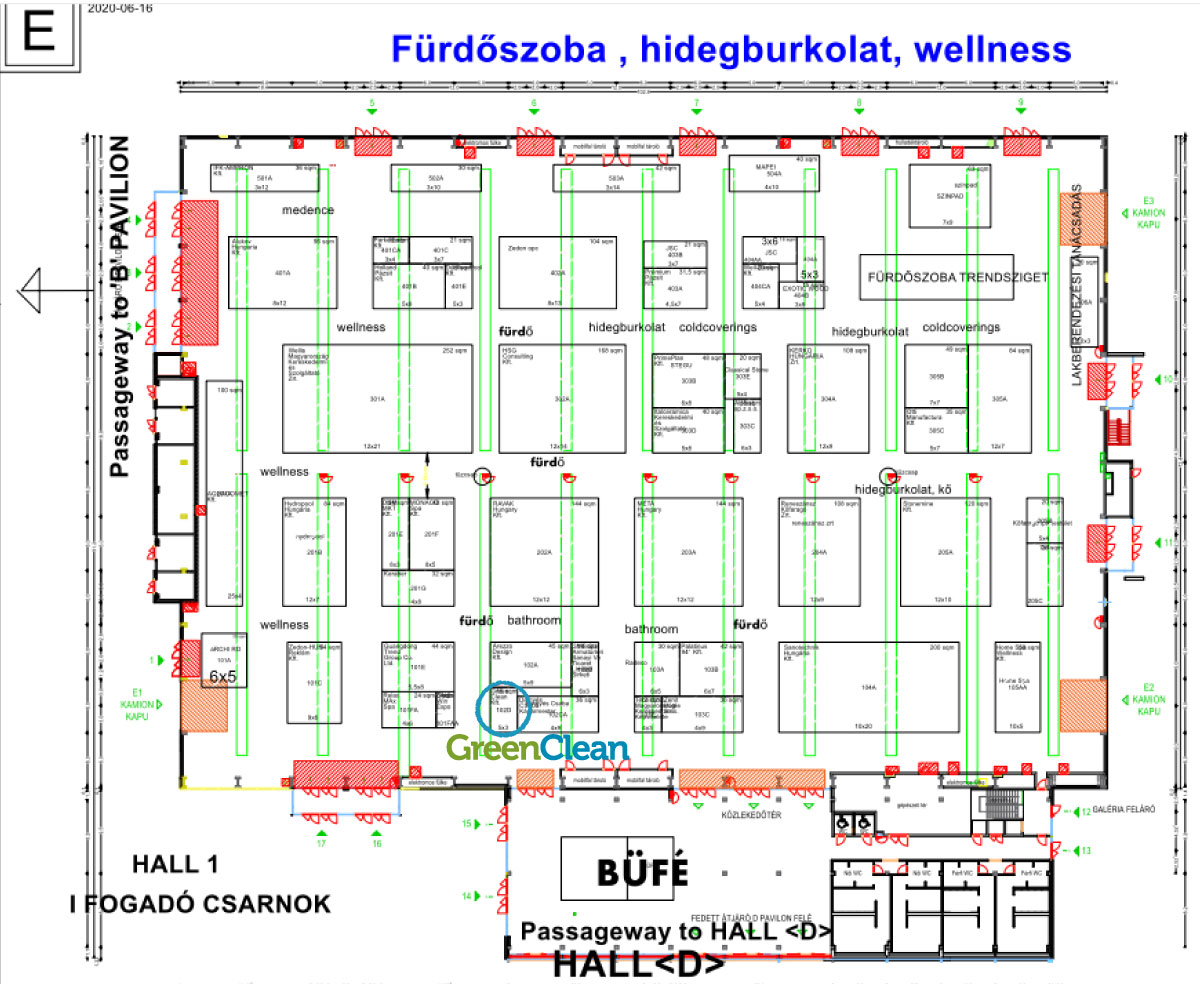 Construma E pavilon 102D Stand