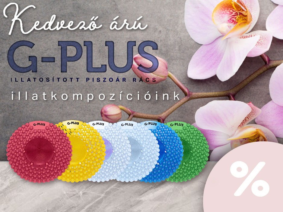 Kedvező árú G-PLUS enzimköves piszoár rácsok