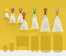 Brabantia Perfectfit szemeteszsákok kódokkal és méretekkel