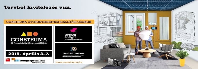 Cégünk is részt vesz a CONSTRUMA Építőipari Szakkiállításon!