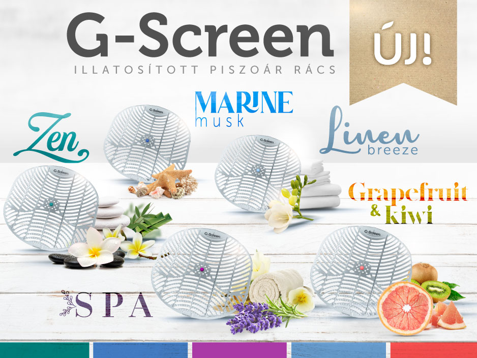 G-Screen illatosított piszoár rács kínálatunk