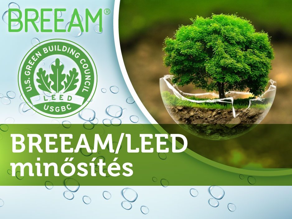 Csaptelepek, öblítő szelepek BREEAM/LEED minősítés eléréséhez.