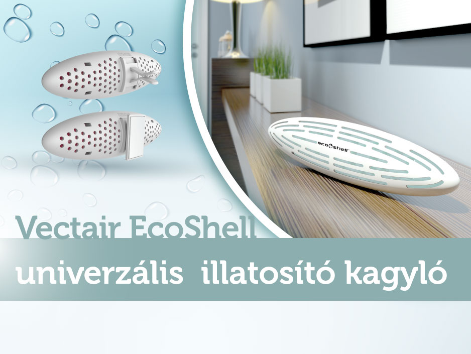Vectair EcoShell univerzális illatosító kagyló a Green Clean kínálatában